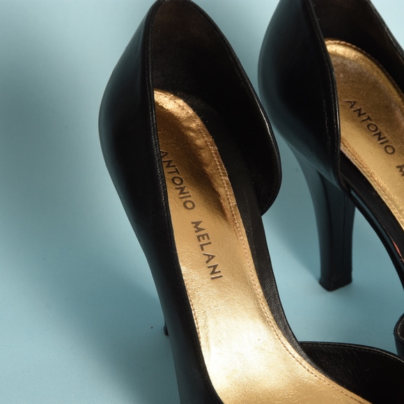 Antonio Melani Heels, Black, Size 7.5, 3.5 heel - Picture 4 of 9
